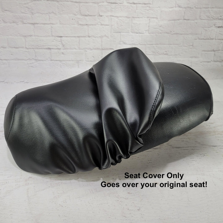 READY TO SHIP Yamaha Vino 125 Black Seat Cover, Waterproof - No Staples!