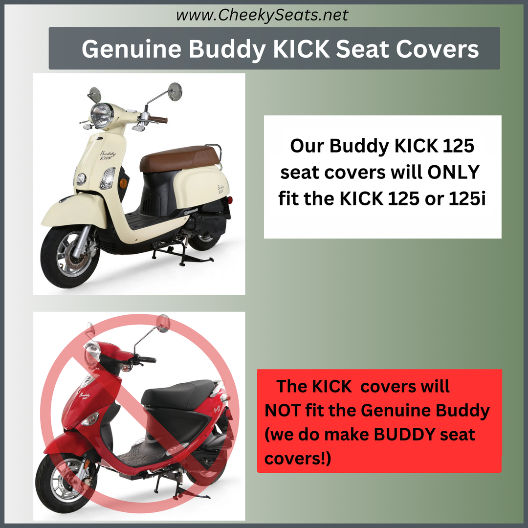 Genuine Buddy Kick Matte Cinnamon Brown Seat Cover