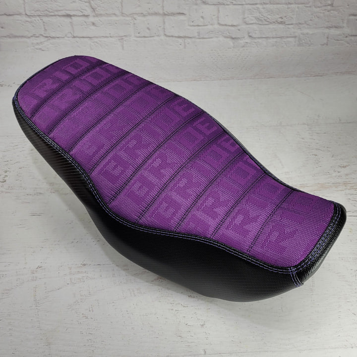 Honda Grom PURPLE BRIDE Seat Cover Padded Tuck and Roll MSX125