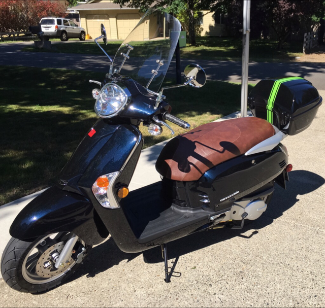 Kymco Like 50 - 200 Whiskey Brown Seat Cover