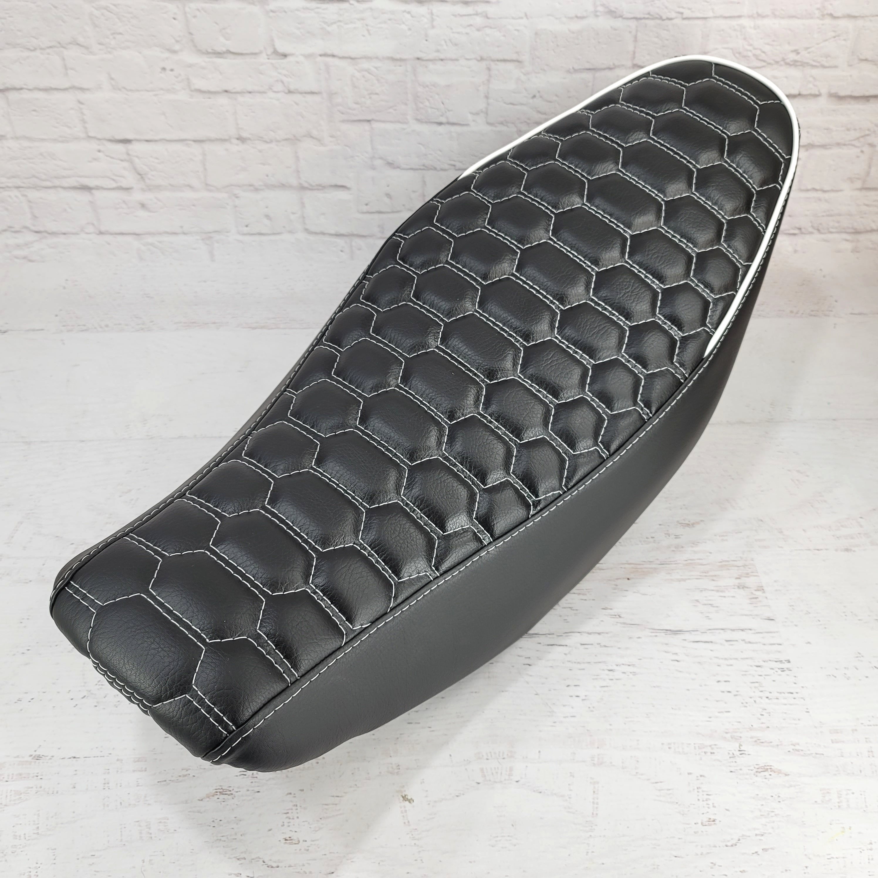 Honda Navi Seat Cover Multi Hexagon Honeycomb – Cheeky Seats Scooter ...