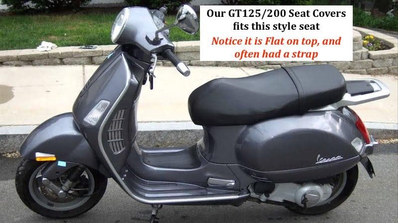 Vespa GT 125 200 Oxblood Seat Cover Extreme French Seams – Cheeky Seats  Scooter Seat Covers